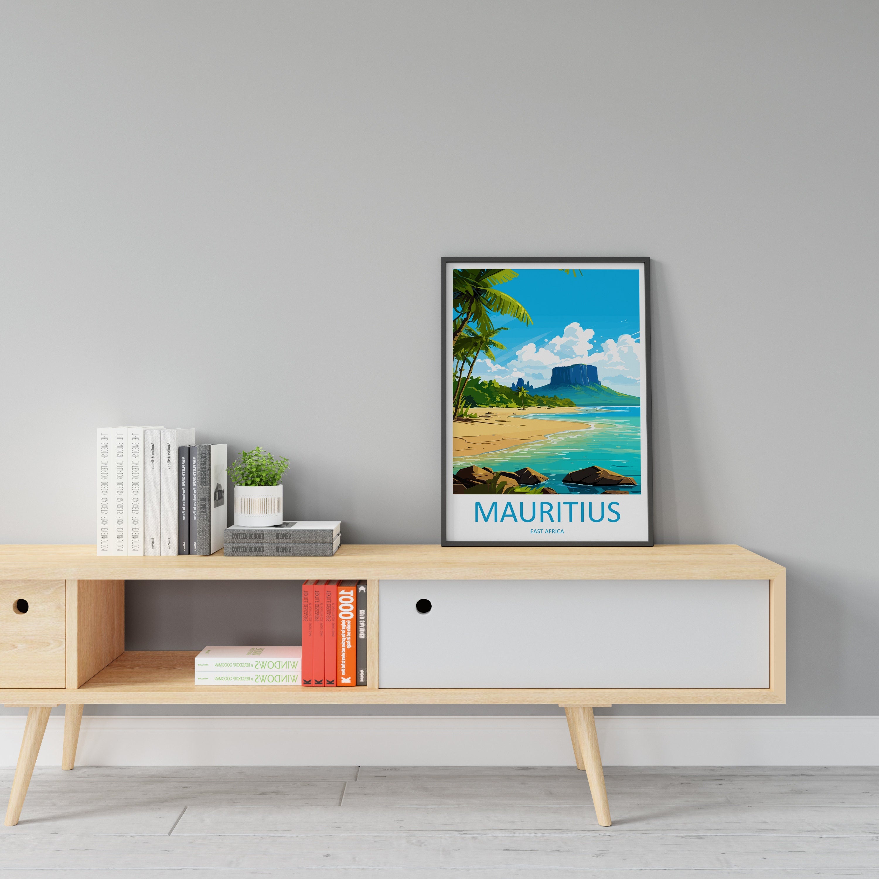 Mauritius Travel Print