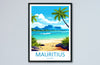 Mauritius Travel Print