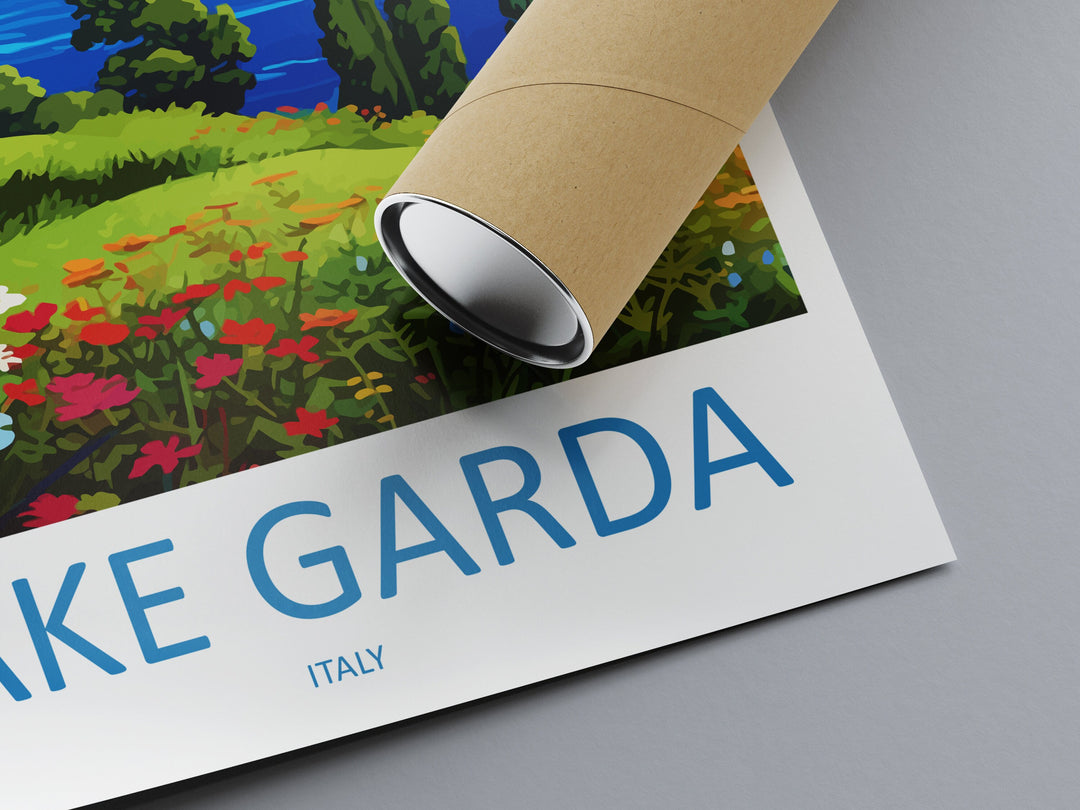 Lake Garda Travel Print Wall Art Lake Garda Wall Hanging Home Decoration Lake Garda Gift Art Lovers Wall Art Print Art Lake Garda Travel Art