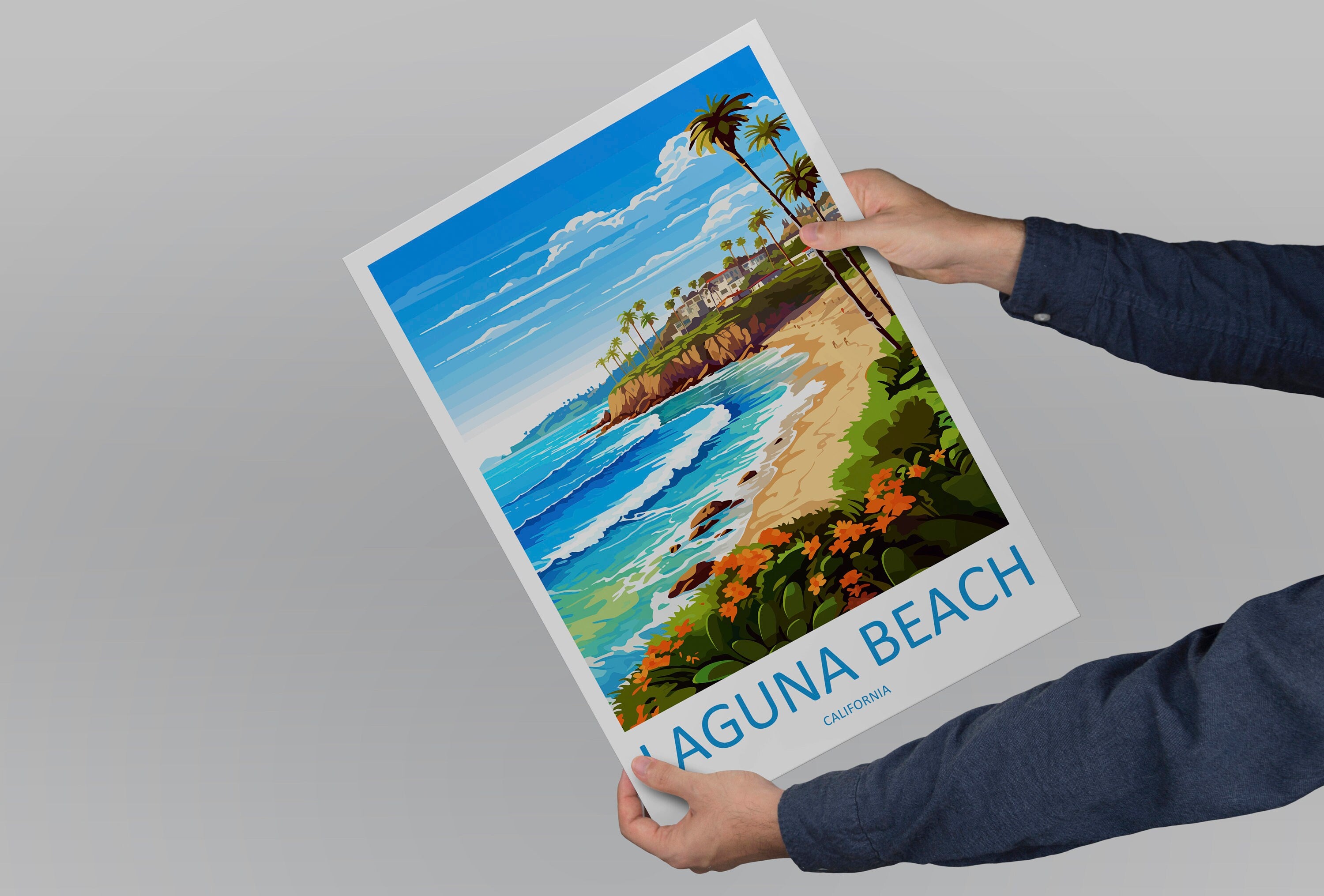 Laguna Beach Travel Print