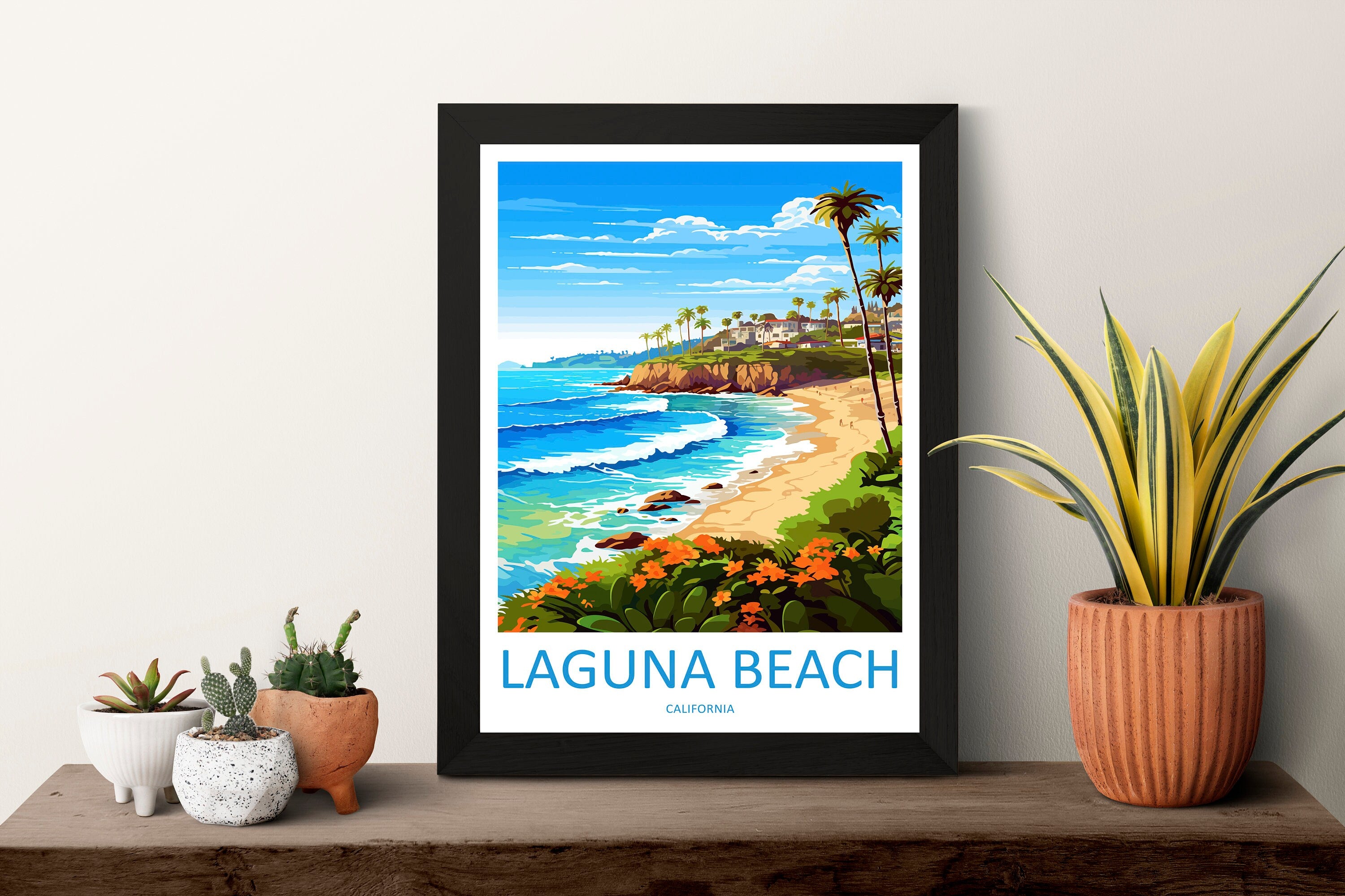 Laguna Beach Travel Print