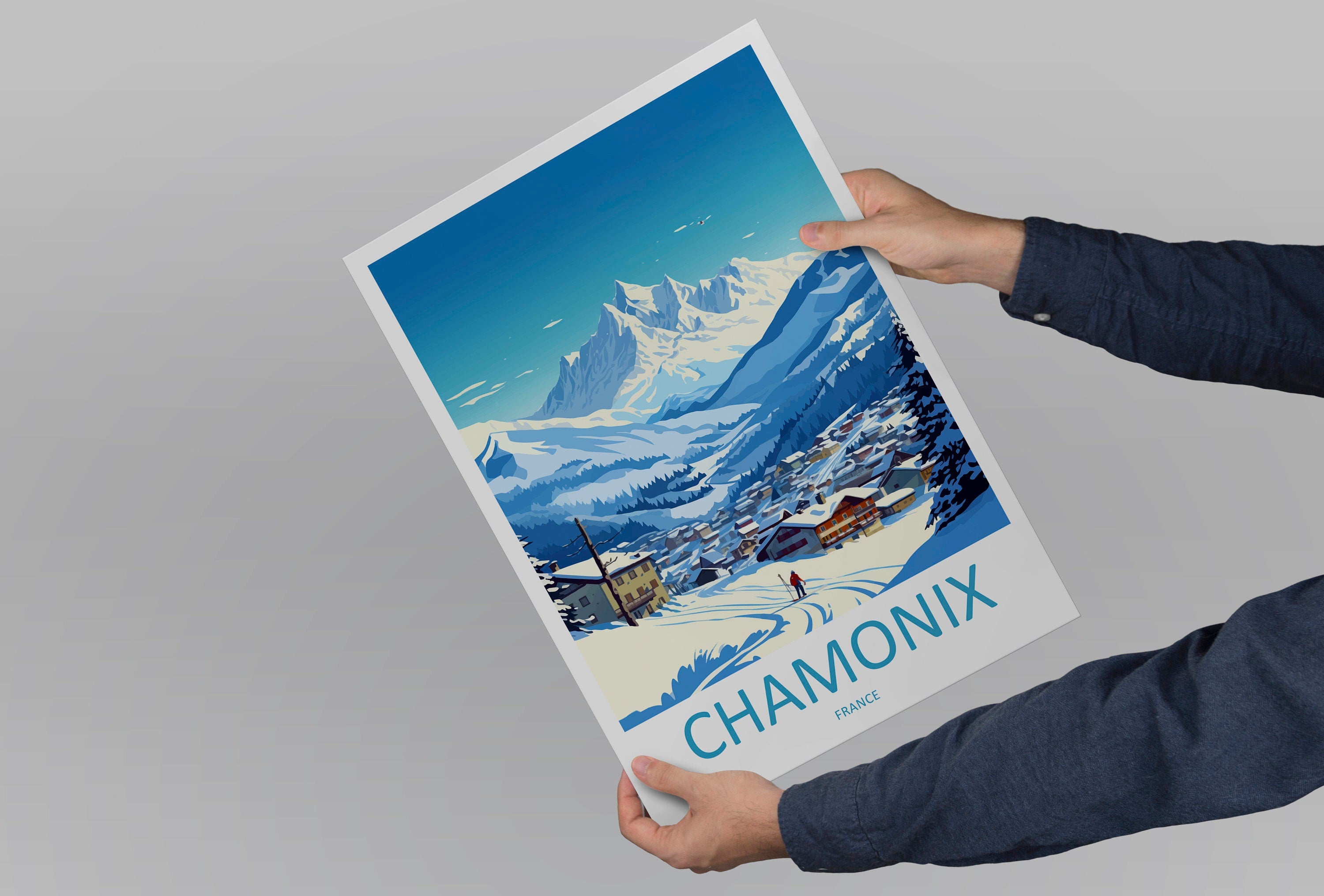 Chamonix Travel Print