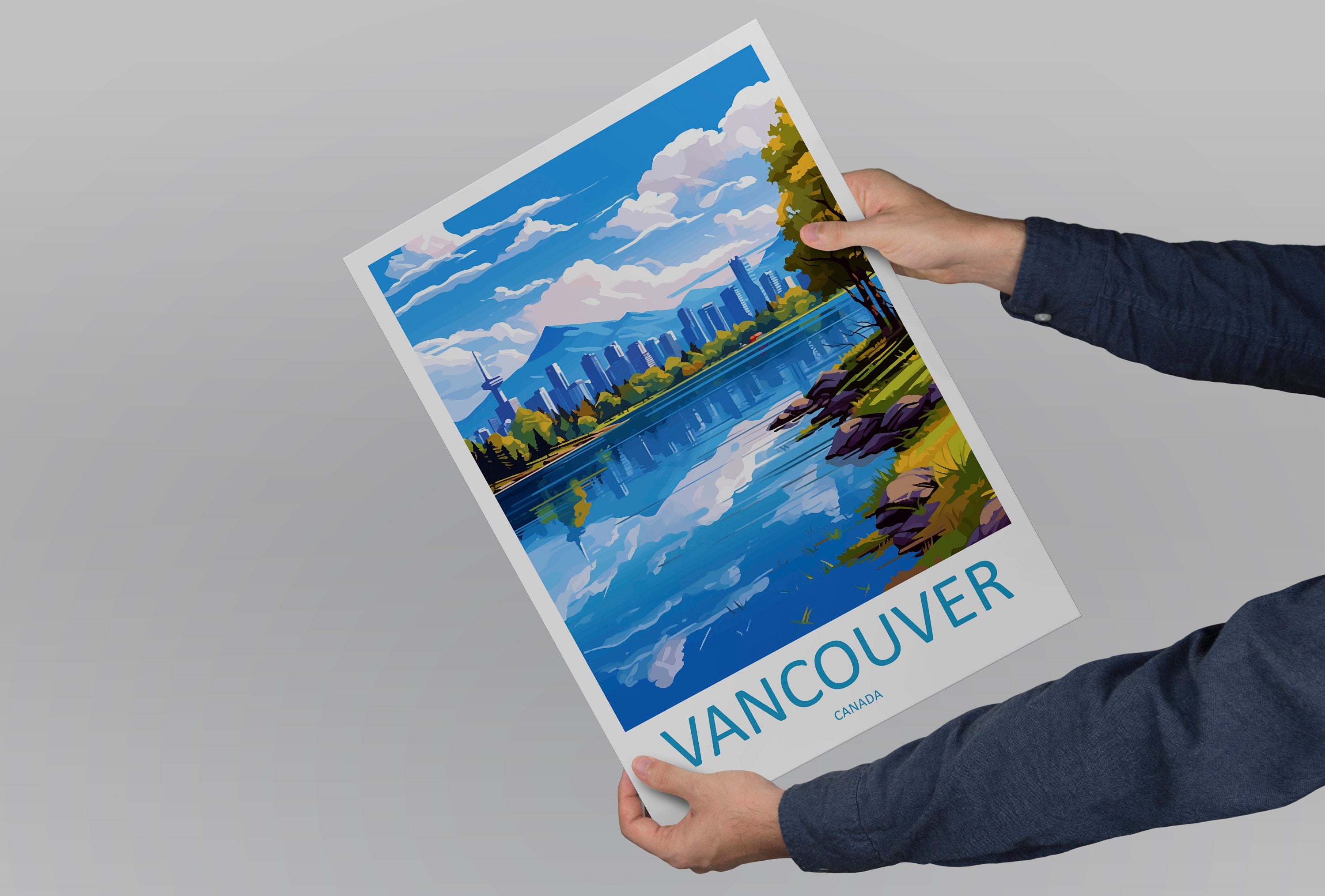 Vancouver Travel Print