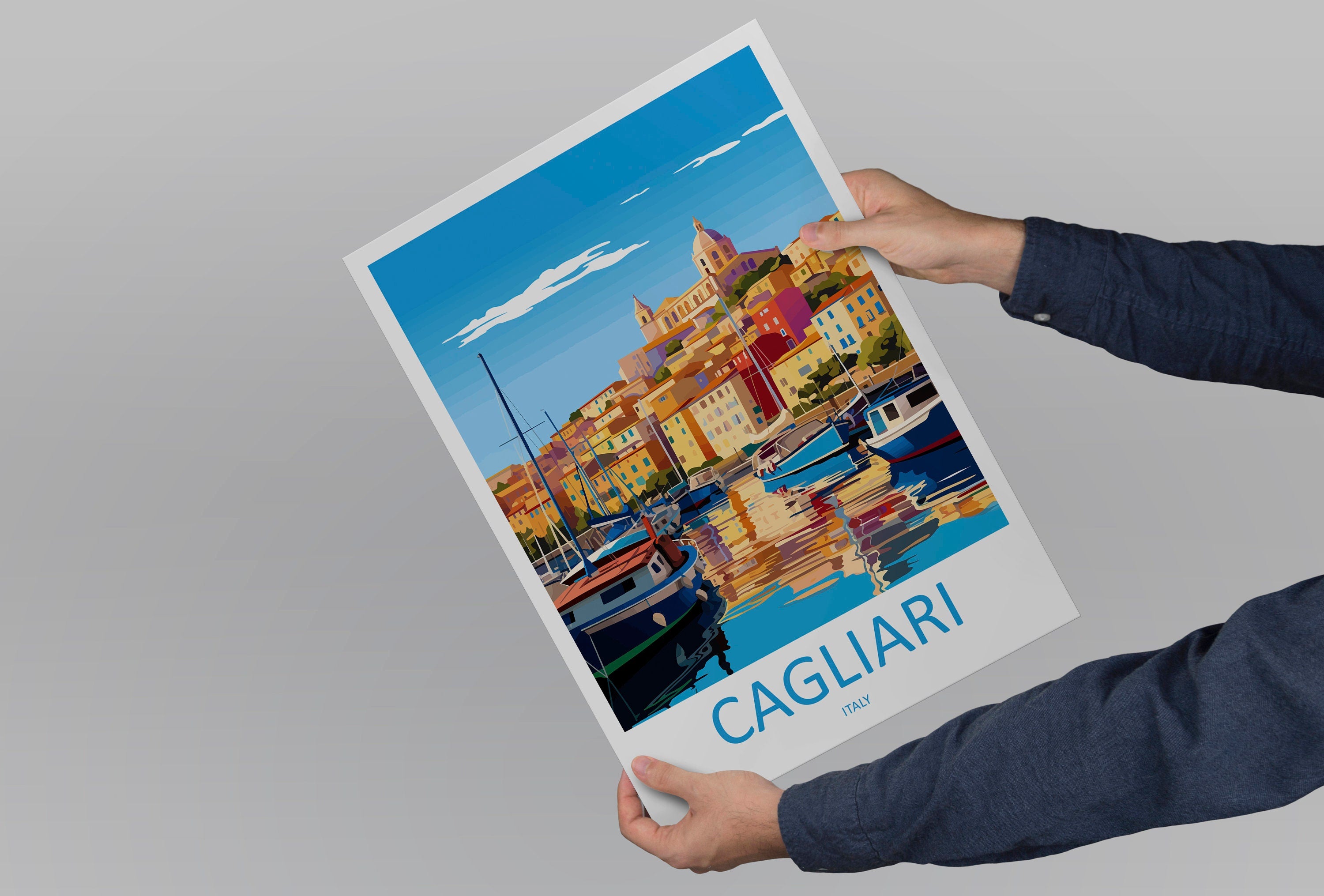 Cagliari Travel Print