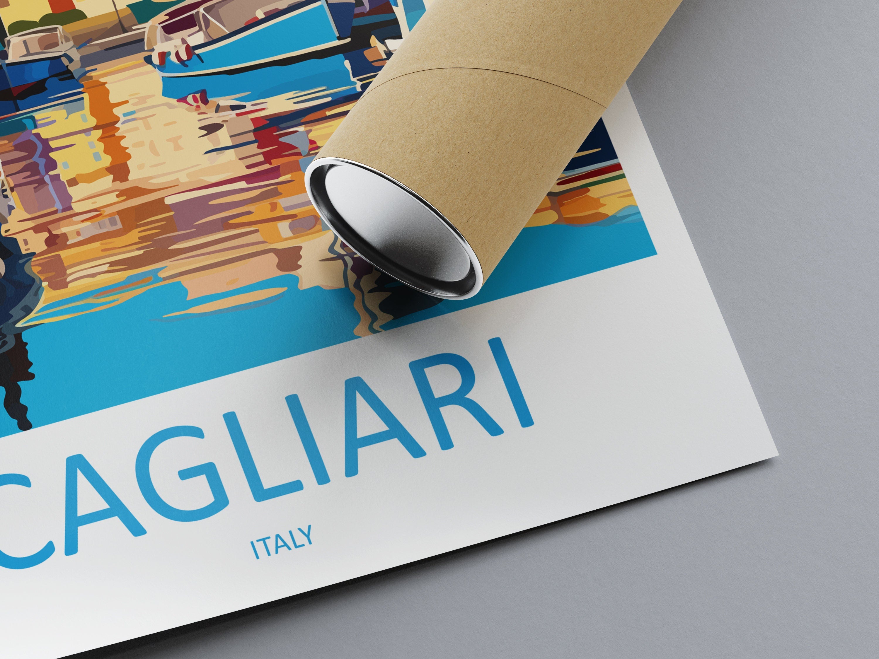 Cagliari Travel Print