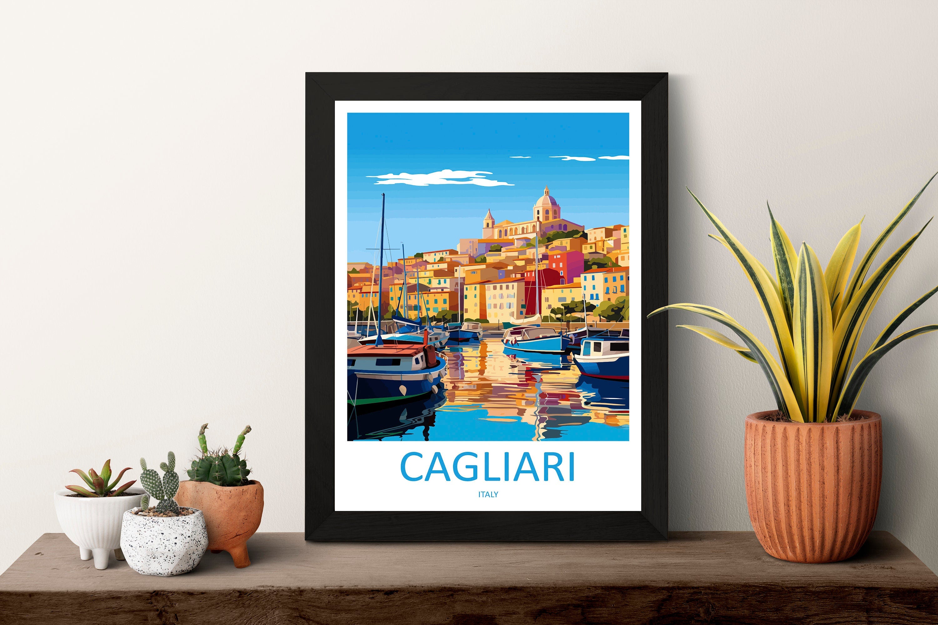 Cagliari Travel Print