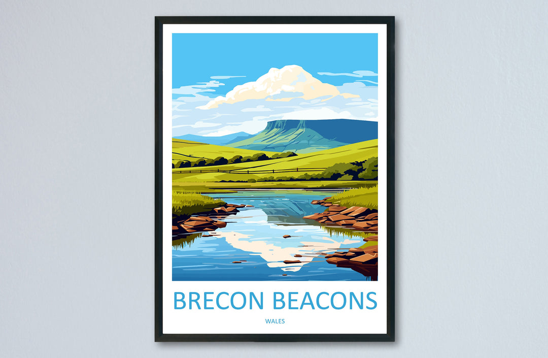 Brecon Beacons Print Brecon Beacons Home Decor Landscape Art Print Brecon Beacons Wall Nature Enthusiast Gift Wall Hanging Brecon Beacons