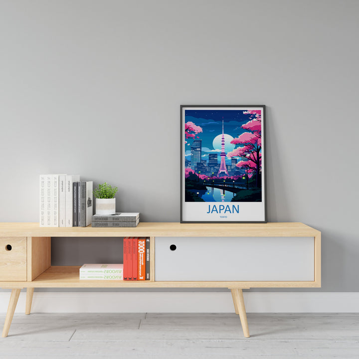 Japan Travel Print Wall Art Japan Wall Hanging Home Décor Japan Gift Art Lovers Tokyo Art Lover Gift Tokyo Travel Gift