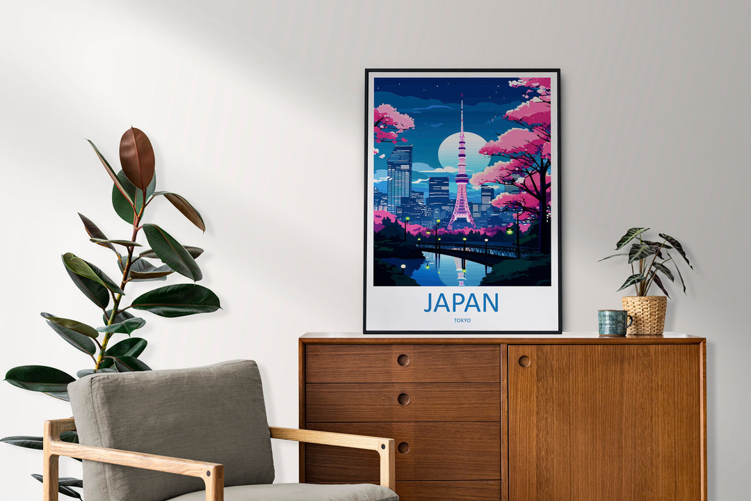 Japan Travel Print Wall Art Japan Wall Hanging Home Décor Japan Gift Art Lovers Tokyo Art Lover Gift Tokyo Travel Gift