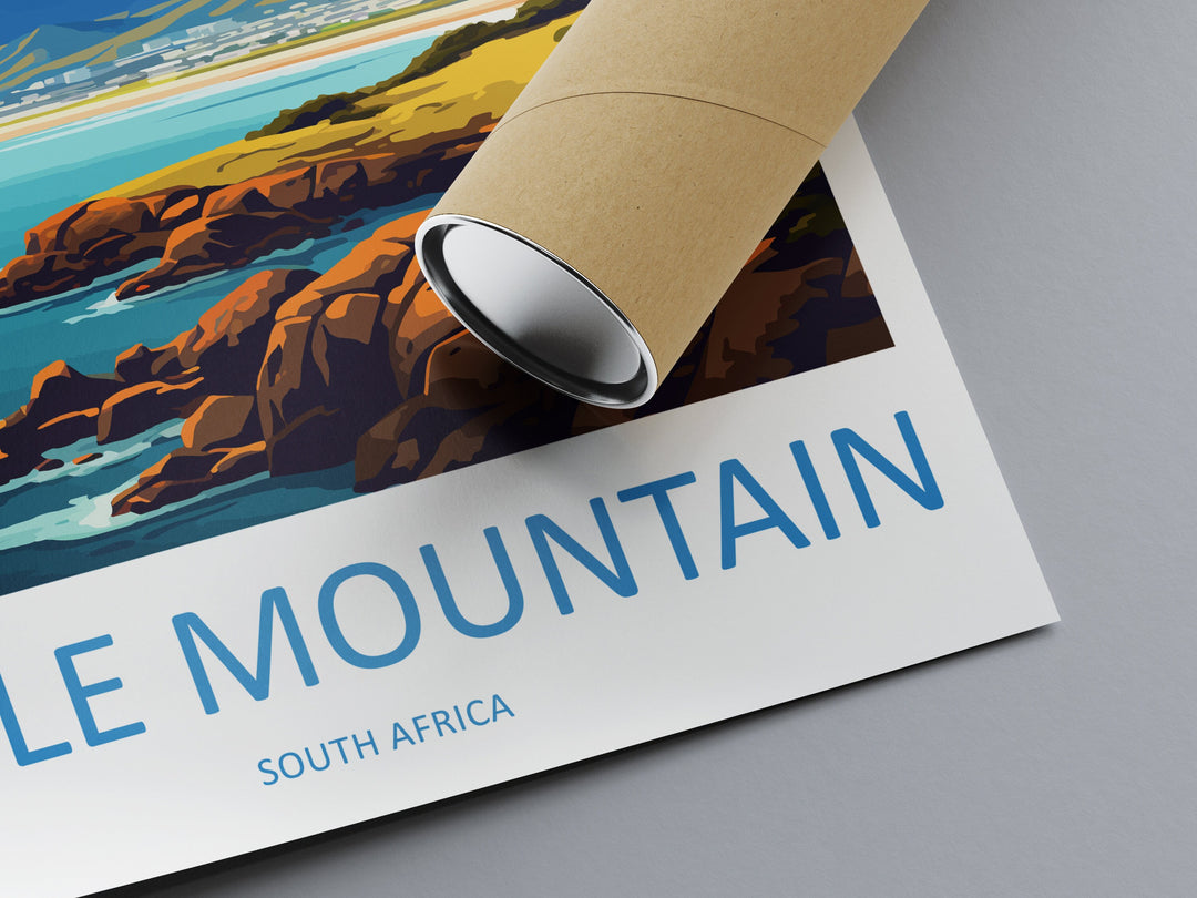 Table Mountain Travel Print Wall Art Table Mountain Wall Hanging Home Décor Table Mountain Gift Lovers South Africa Art Print Table Mountain