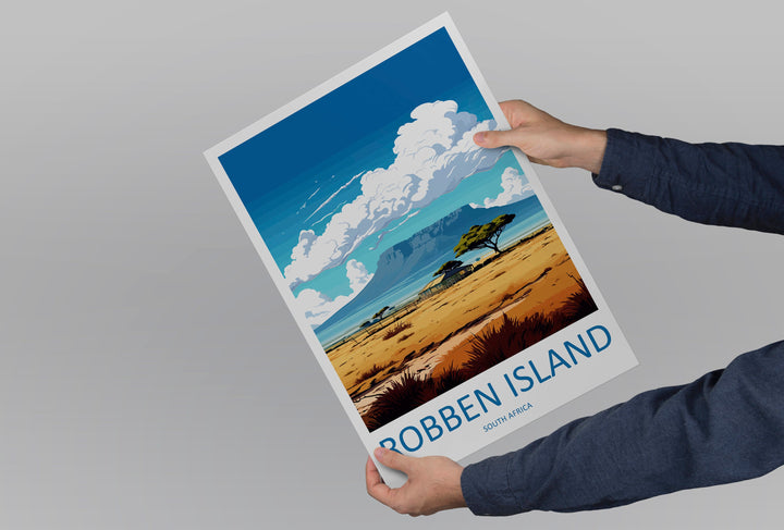 Robben Island Travel Print Wall Art Robben Island Wall Hanging Home Décor Robben Island Gift Lovers South Africa Art Print Robben Island