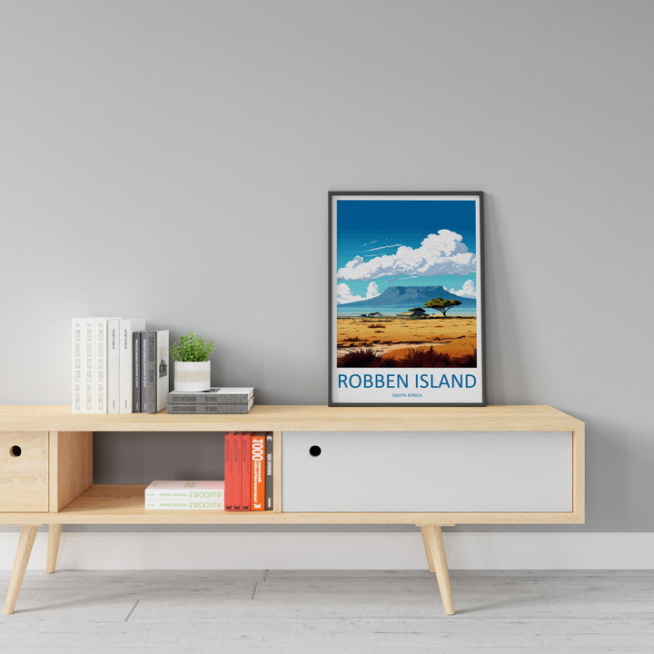 Robben Island Travel Print Wall Art Robben Island Wall Hanging Home Décor Robben Island Gift Lovers South Africa Art Print Robben Island