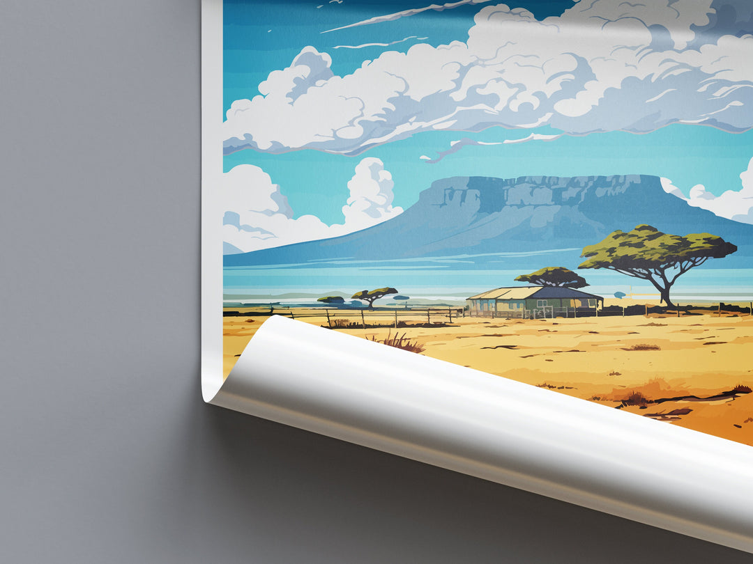 Robben Island Travel Print Wall Art Robben Island Wall Hanging Home Décor Robben Island Gift Lovers South Africa Art Print Robben Island