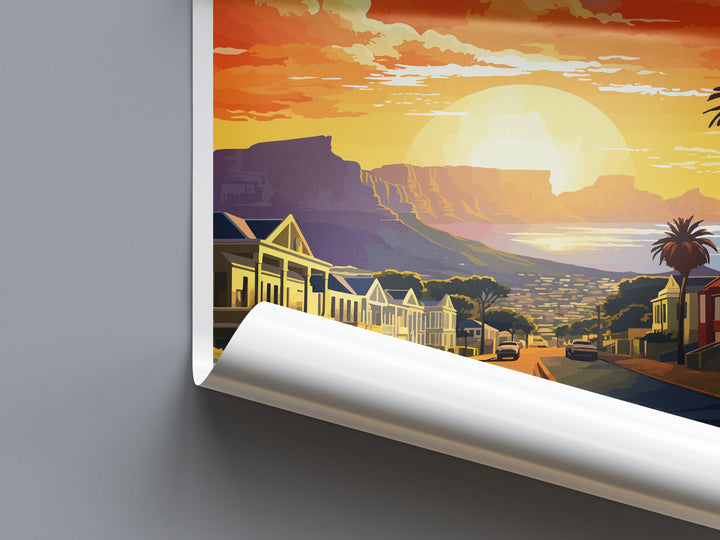 Cape Town Travel Print Wall Art Cape Town Wall Hanging Home Décor Cape Town Gift Art Lovers South Africa Art Print Cape Town Wall Décor Art