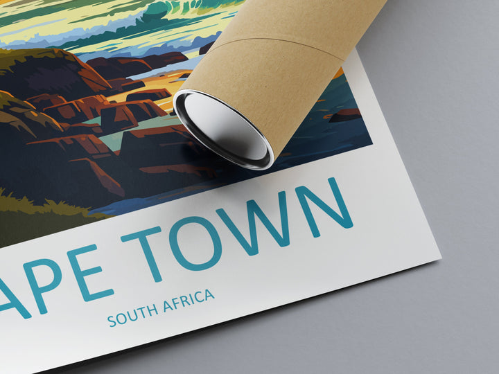 Cape Town Travel Print Wall Art Cape Town Wall Hanging Home Décor Cape Town Gift Art Lovers South Africa Art Print Cape Town Wall Décor Art