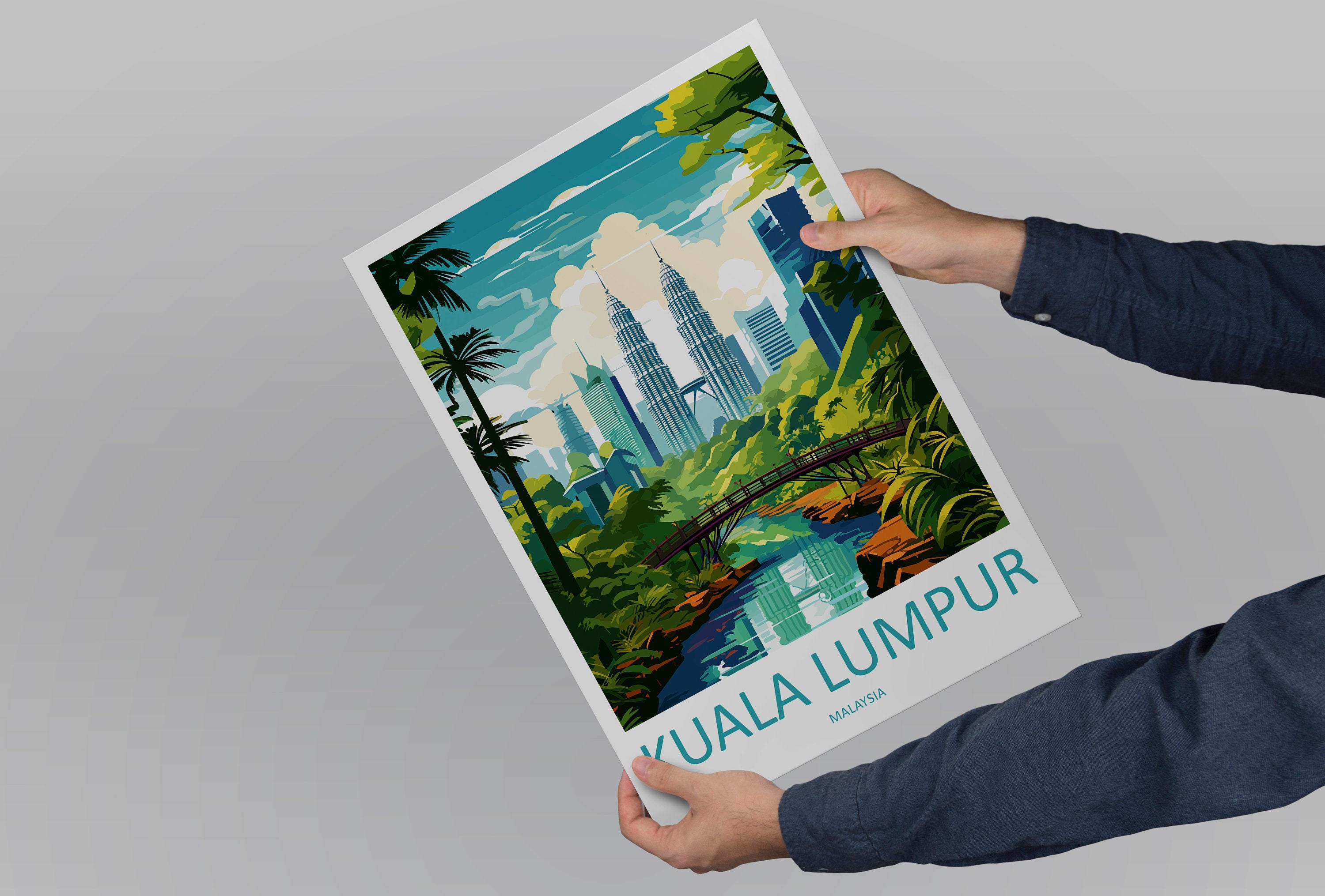 Kuala Lumpur Travel Print