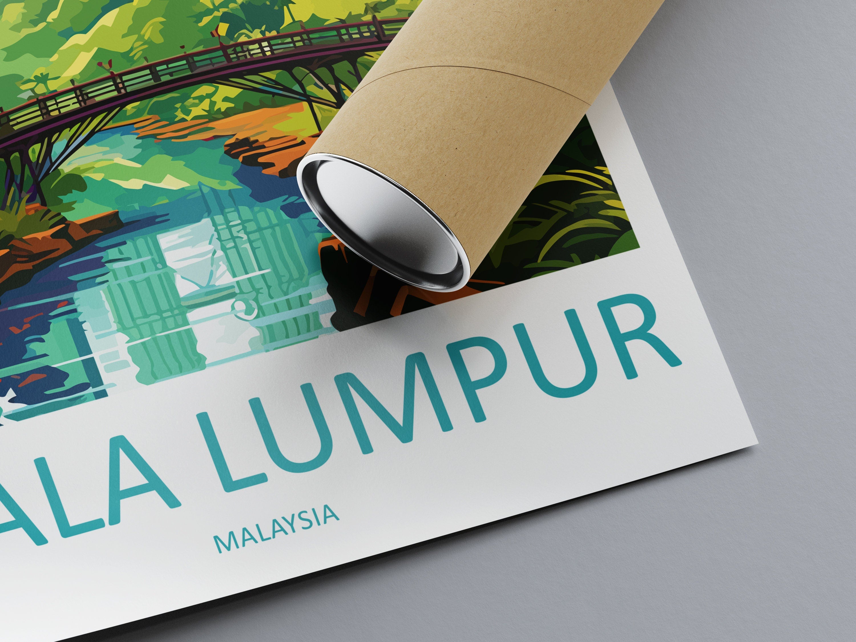 Kuala Lumpur Travel Print