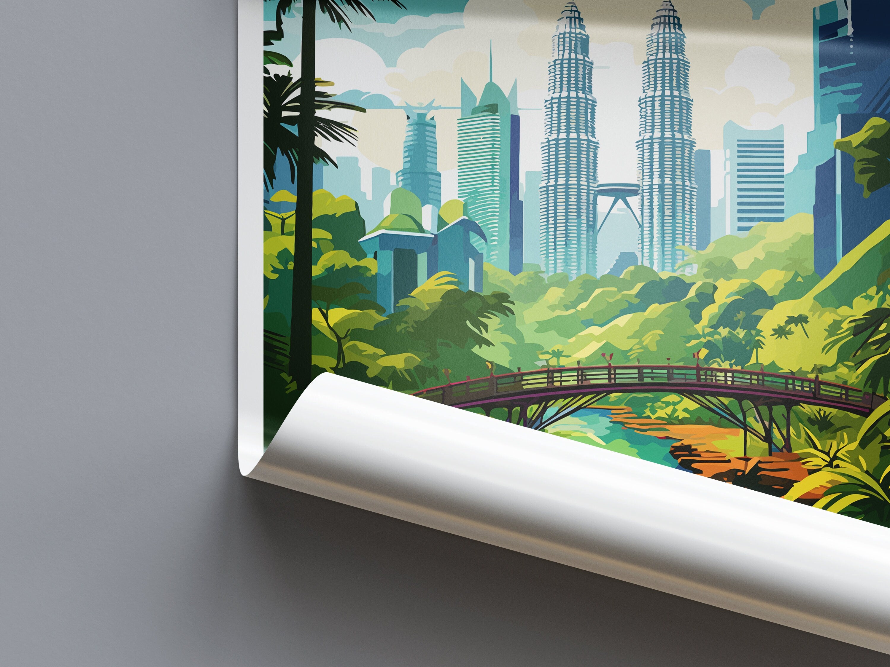 Kuala Lumpur Travel Print