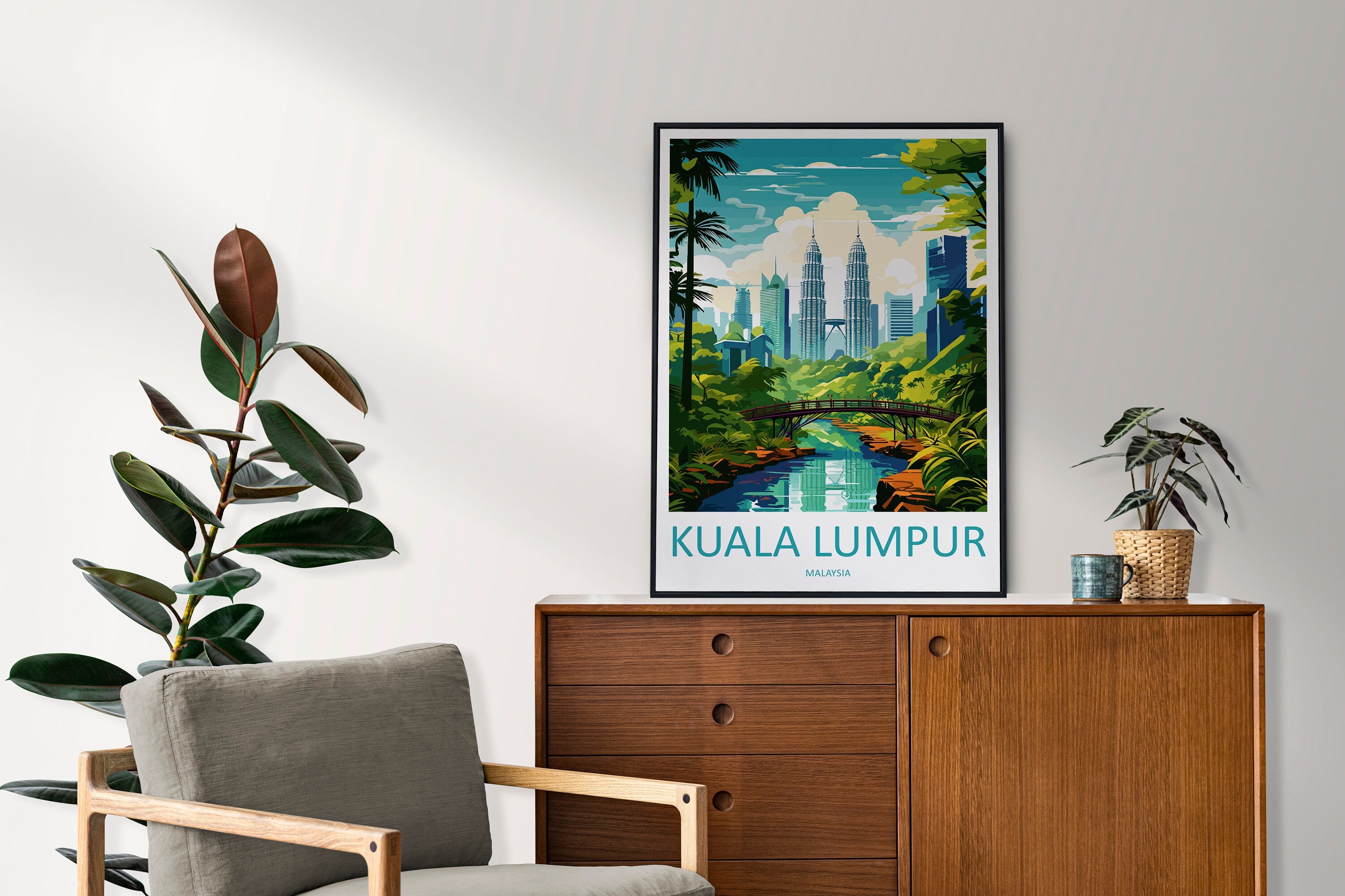 Kuala Lumpur Travel Print