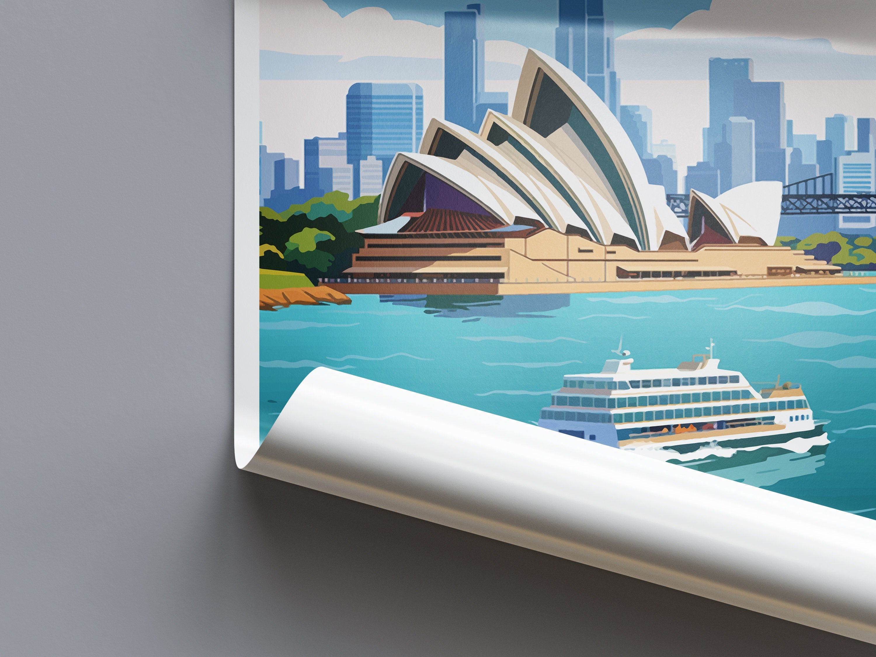 Sydney Opera House Travel Print