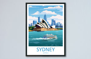 Sydney Opera House Travel Print