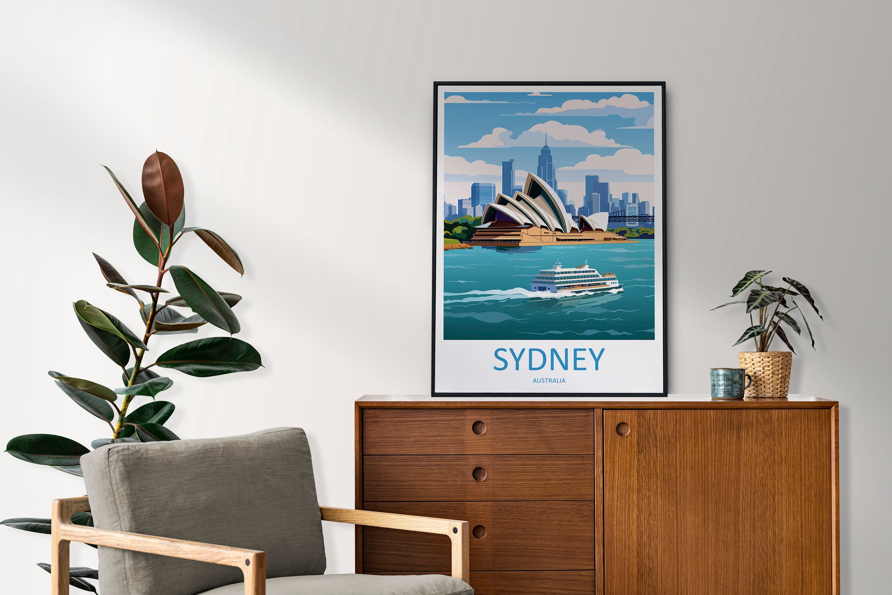 Sydney Opera House Travel Print