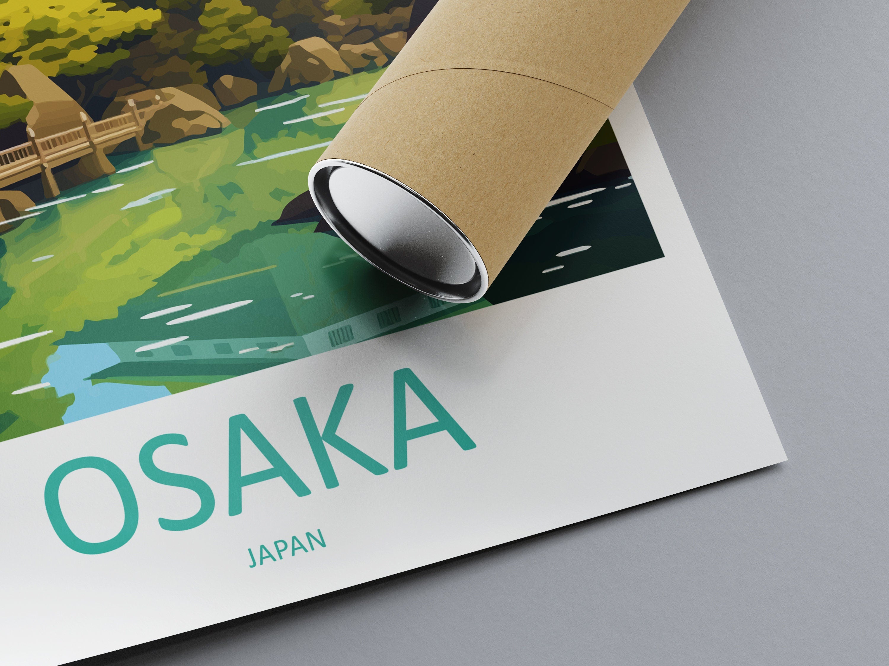 Osaka Travel Print