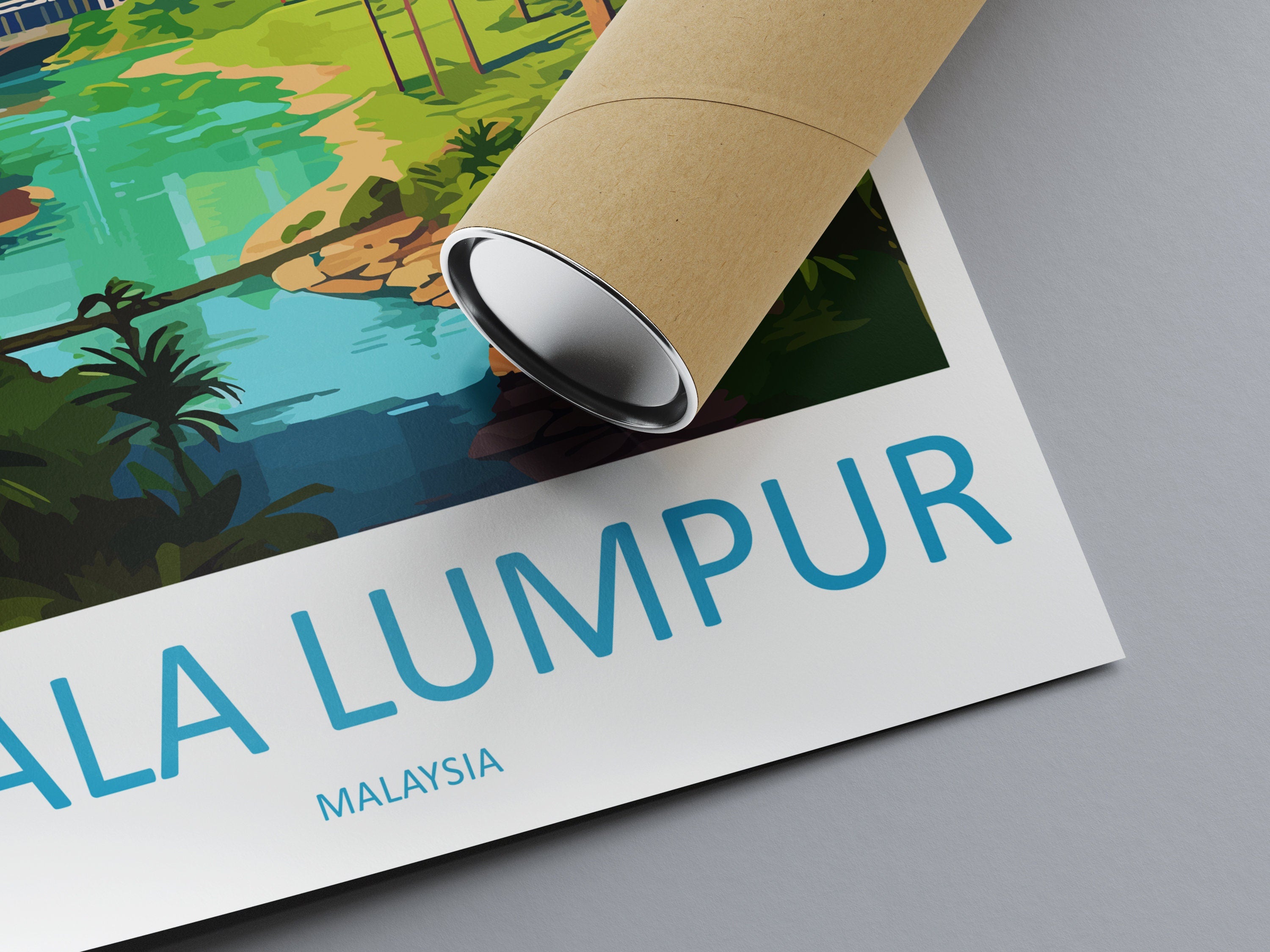 Kuala Lumpur Travel Print