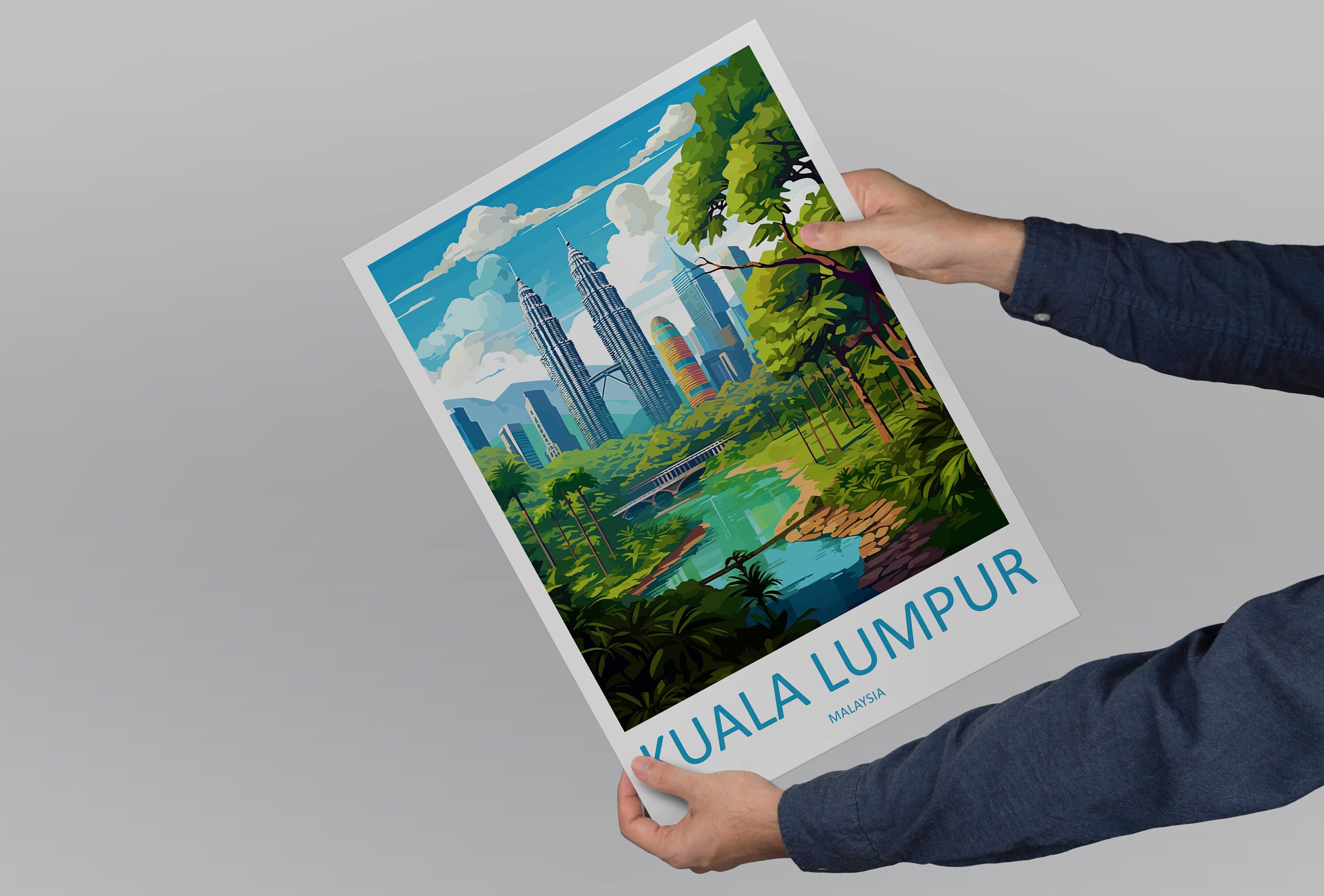 Kuala Lumpur Travel Print