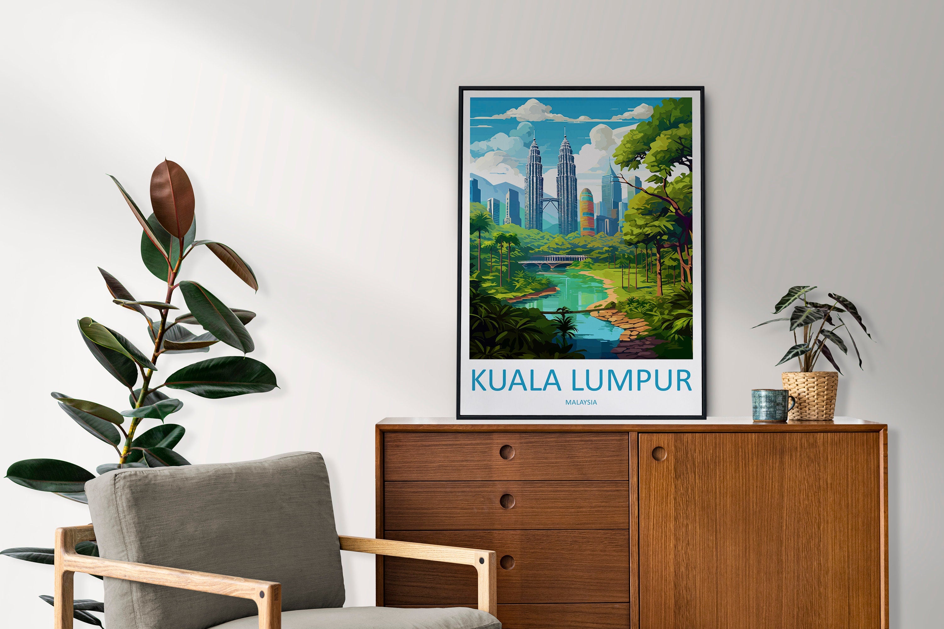 Kuala Lumpur Travel Print