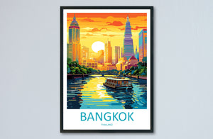 Bangkok Travel Print