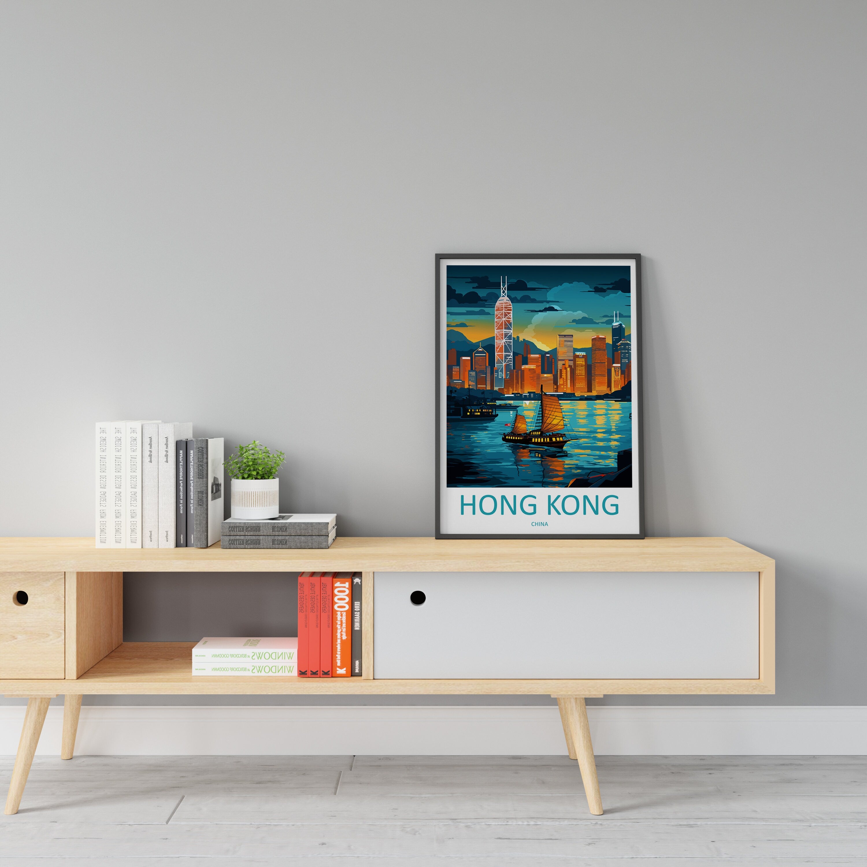 Hong Kong Travel Print