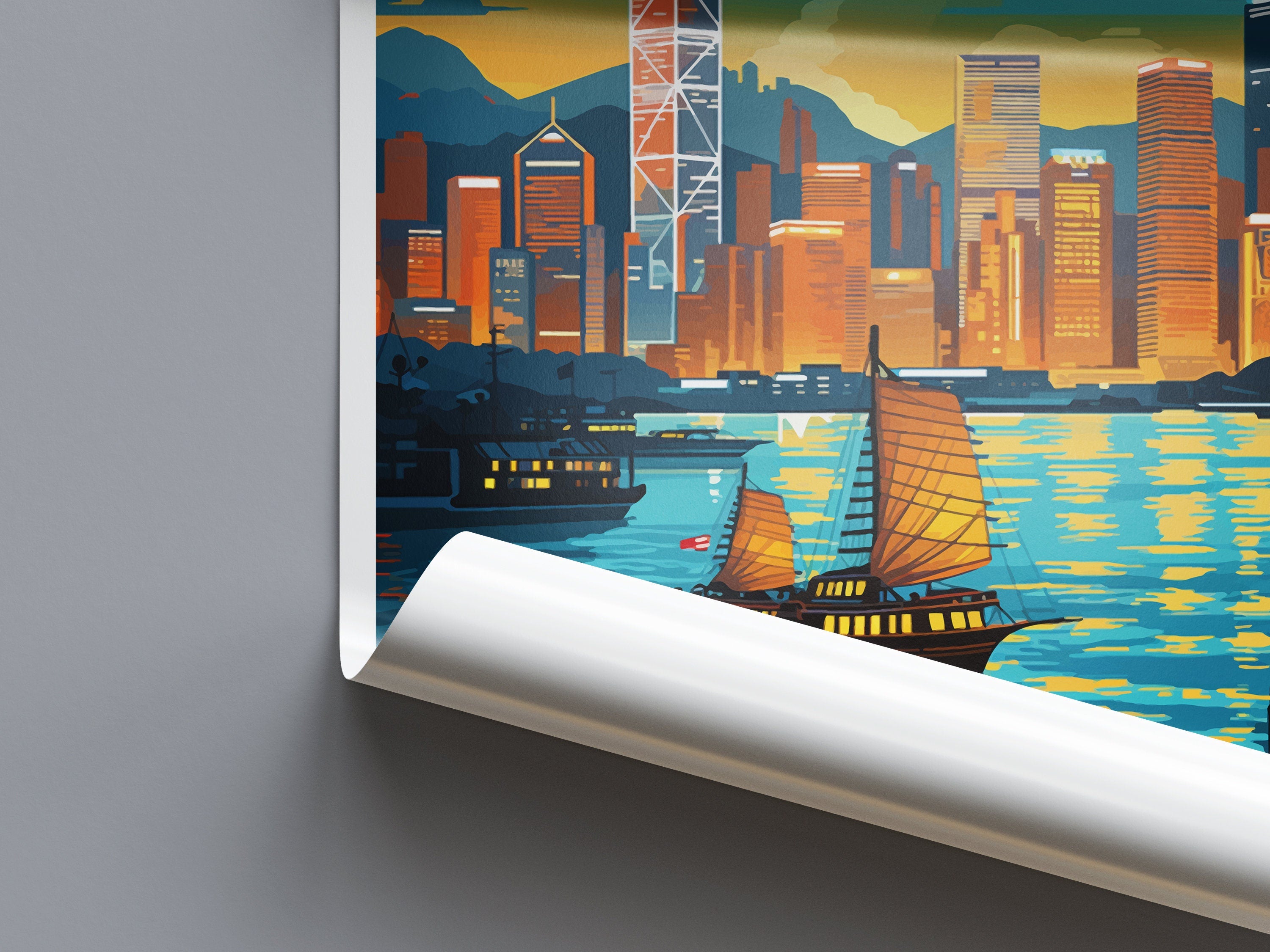 Hong Kong Travel Print