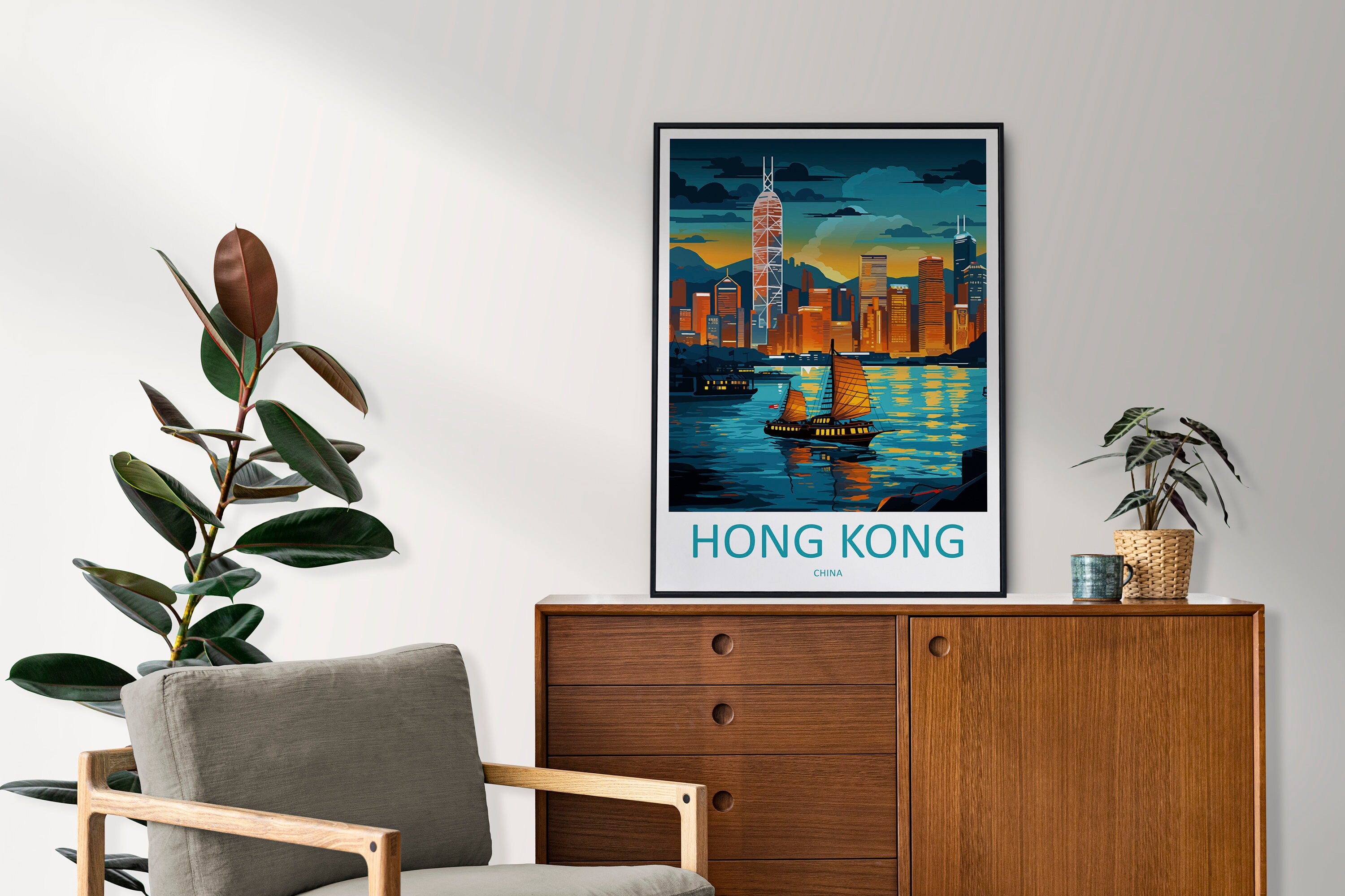 Hong Kong Travel Print