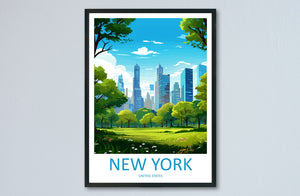 New York Travel Print