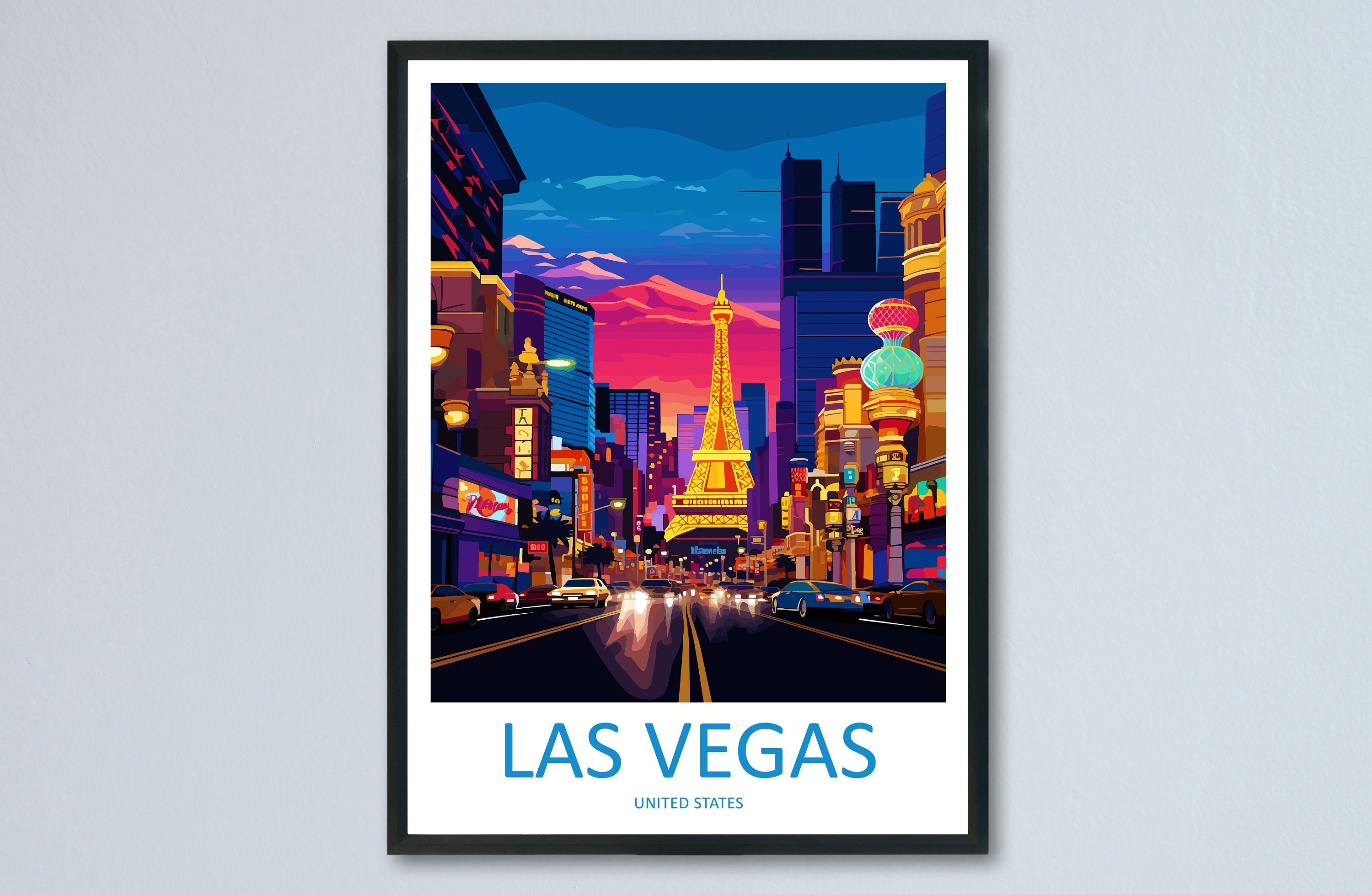 Las Vegas Travel Print