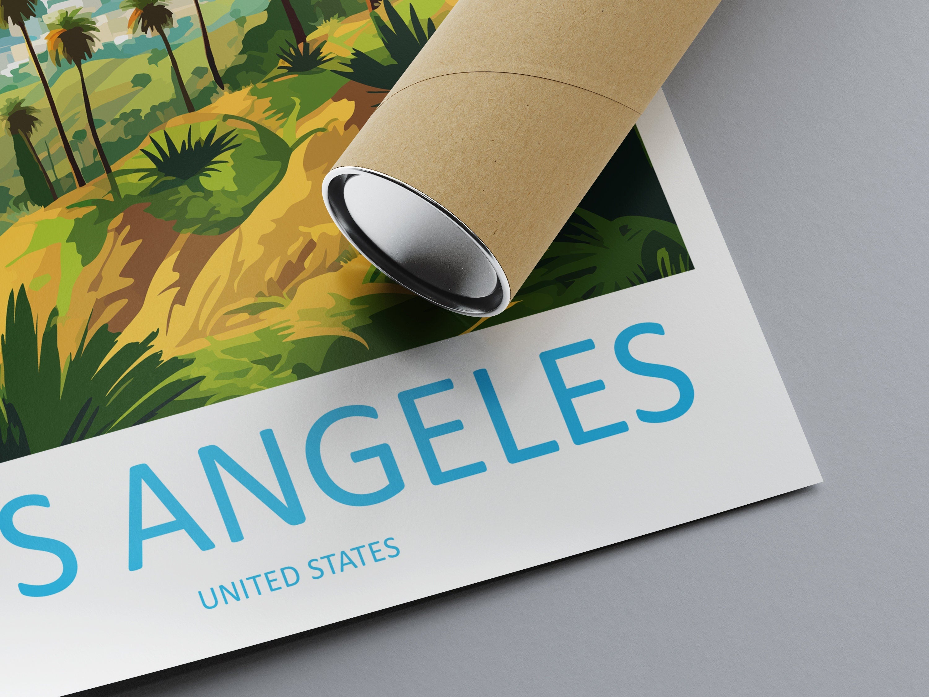 Los Angeles Travel Print