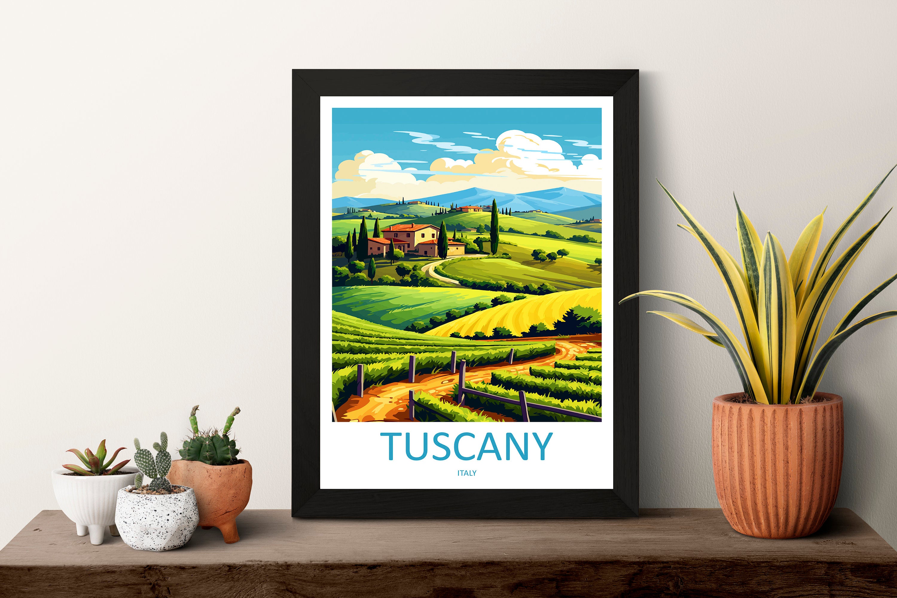 Tuscany Travel Print Wall Art Tuscany Italy Wall Hanging Home Decoration Tuscany Gift Art Lovers Wall Art Print Tuscany Italy Art Tuscany