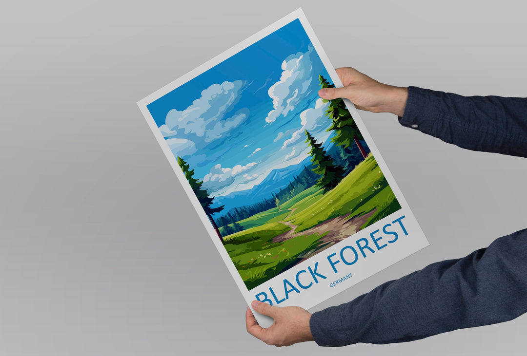 Black Forest Travel Print Black Forest Home Décor Germany Art Print Germany Black Forest Wall Print For Black Forest Gift For Germany Wall
