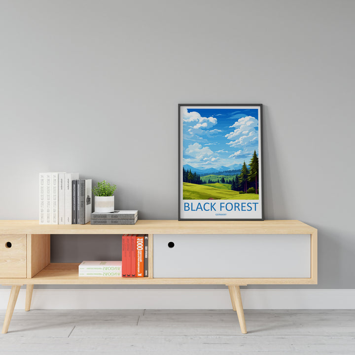 Black Forest Travel Print Black Forest Home Décor Germany Art Print Germany Black Forest Wall Print For Black Forest Gift For Germany Wall