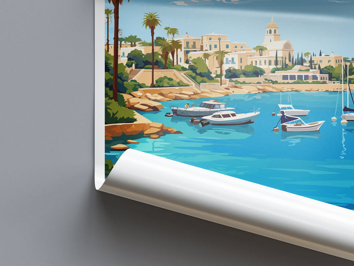 Paphos Travel Print Paphos Home Décor Cyprus Art Print Paphos Wall Print For Gift Wall Hanging Art Travel Paphos Artwork