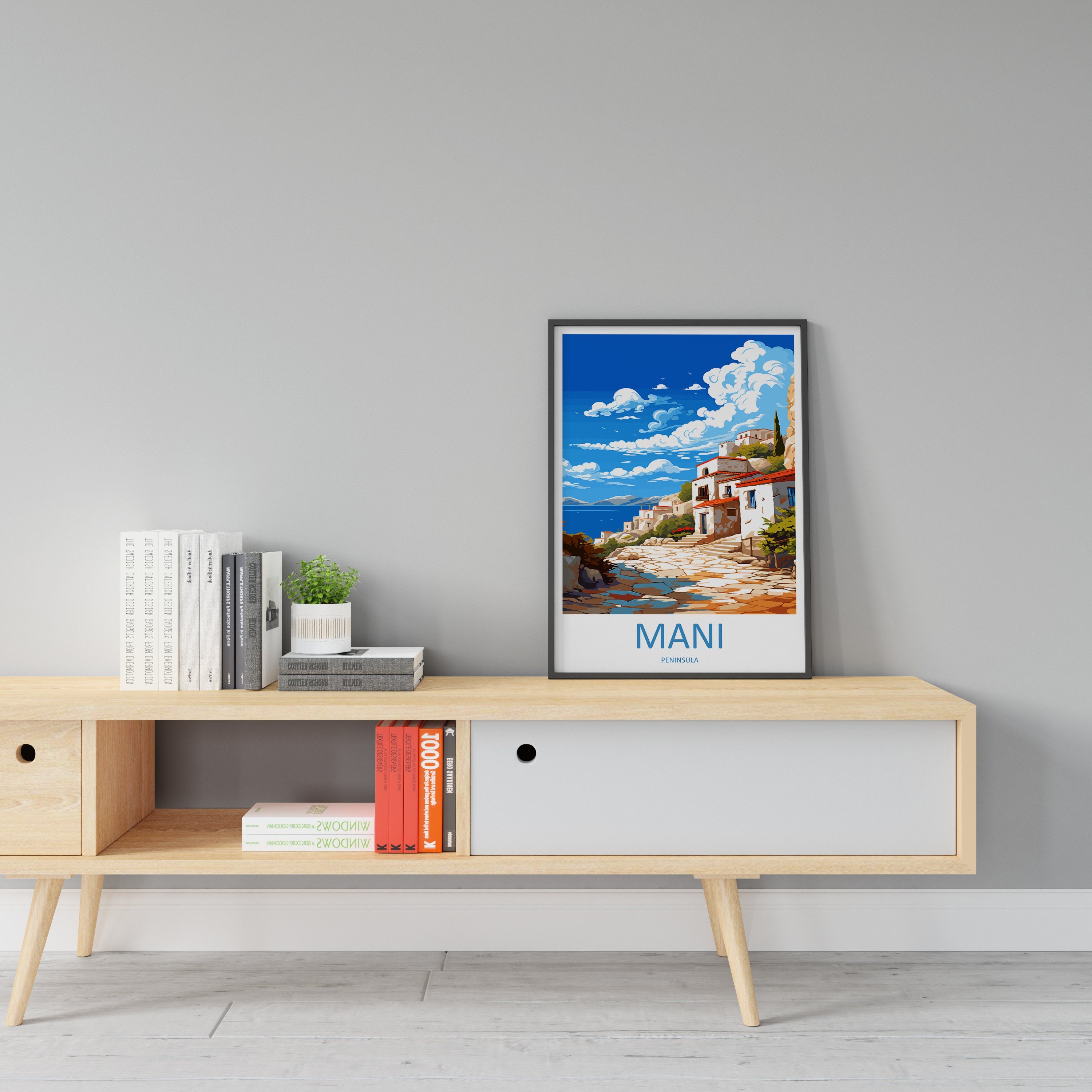 Mani Peninsula Travel Print