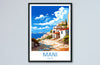 Mani Peninsula Travel Print