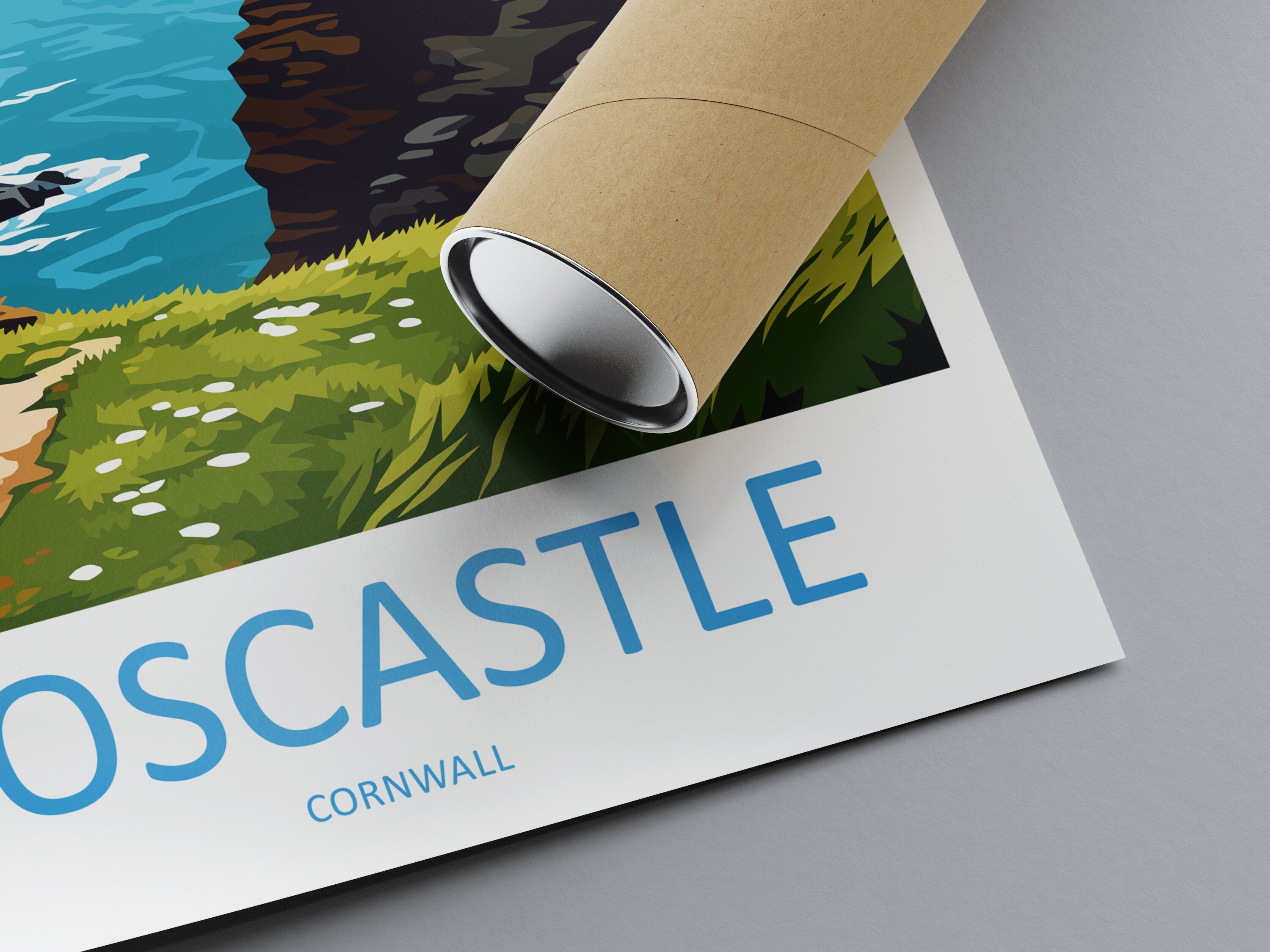 Boscastle Travel Print