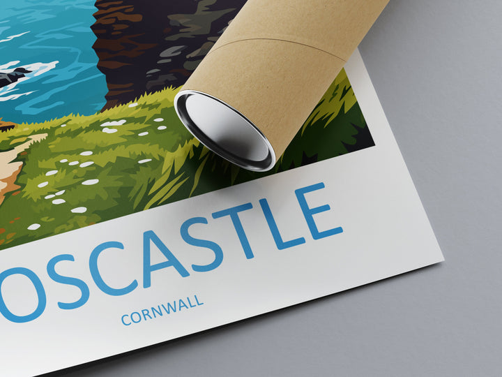 Boscastle Travel Print Wall Art Boscastle Wall Hanging Home Décor Boscastle Gift Art Lovers Cornwall Art Boscastle Gift