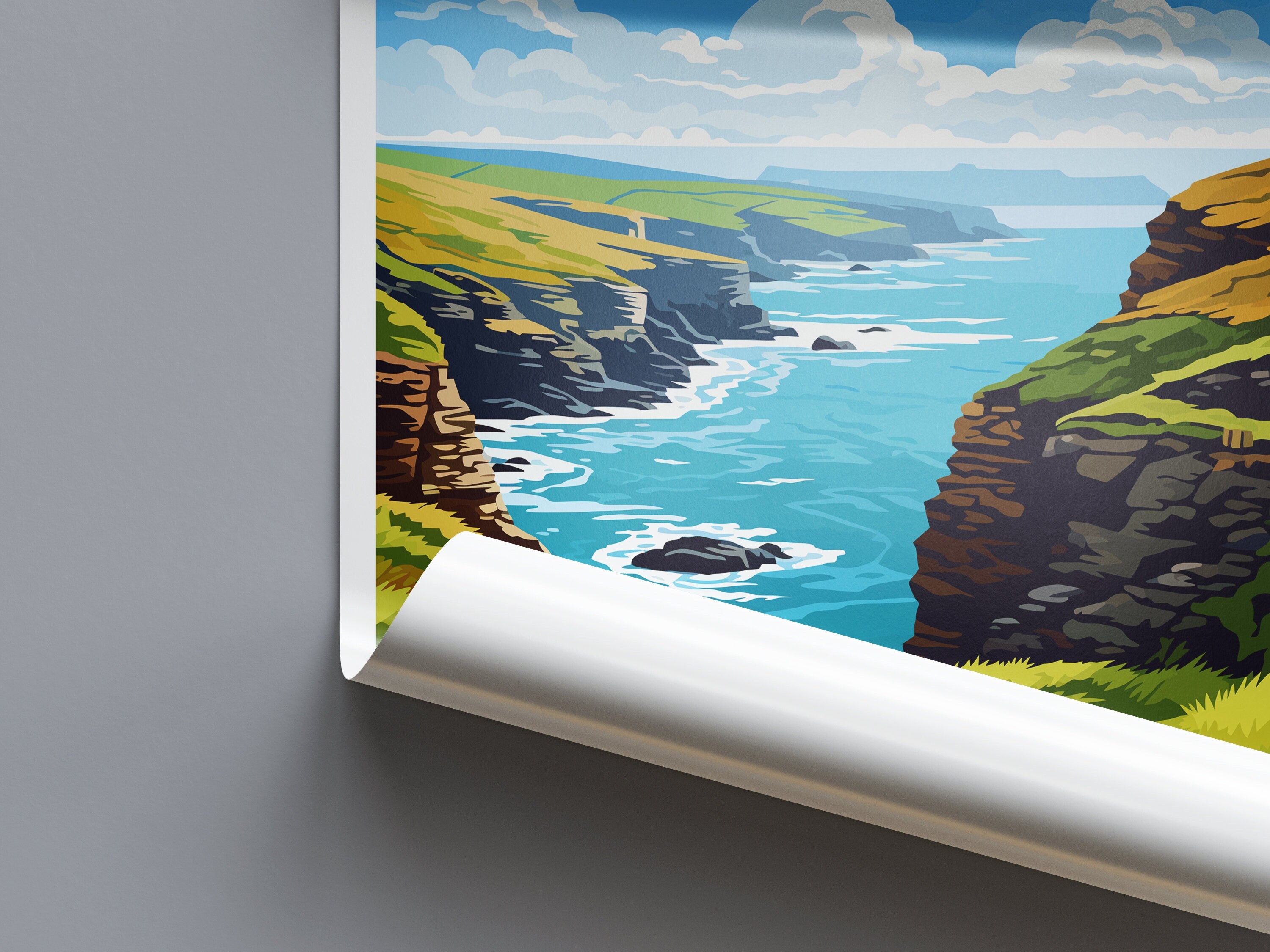 Boscastle Travel Print