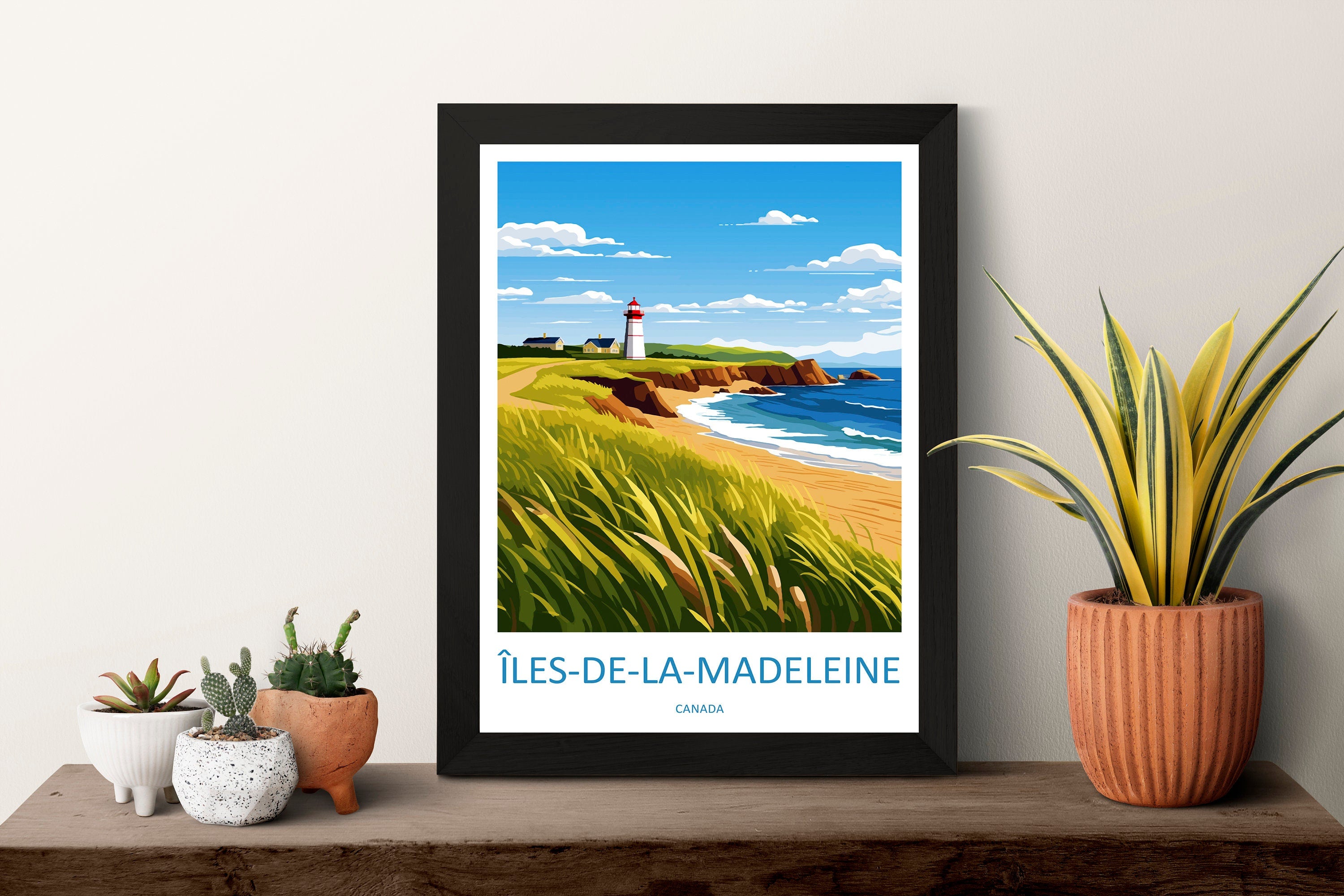 Îles-de-la-Madeleine Travel Print