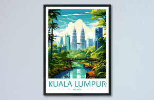 Kuala Lumpur Travel Print