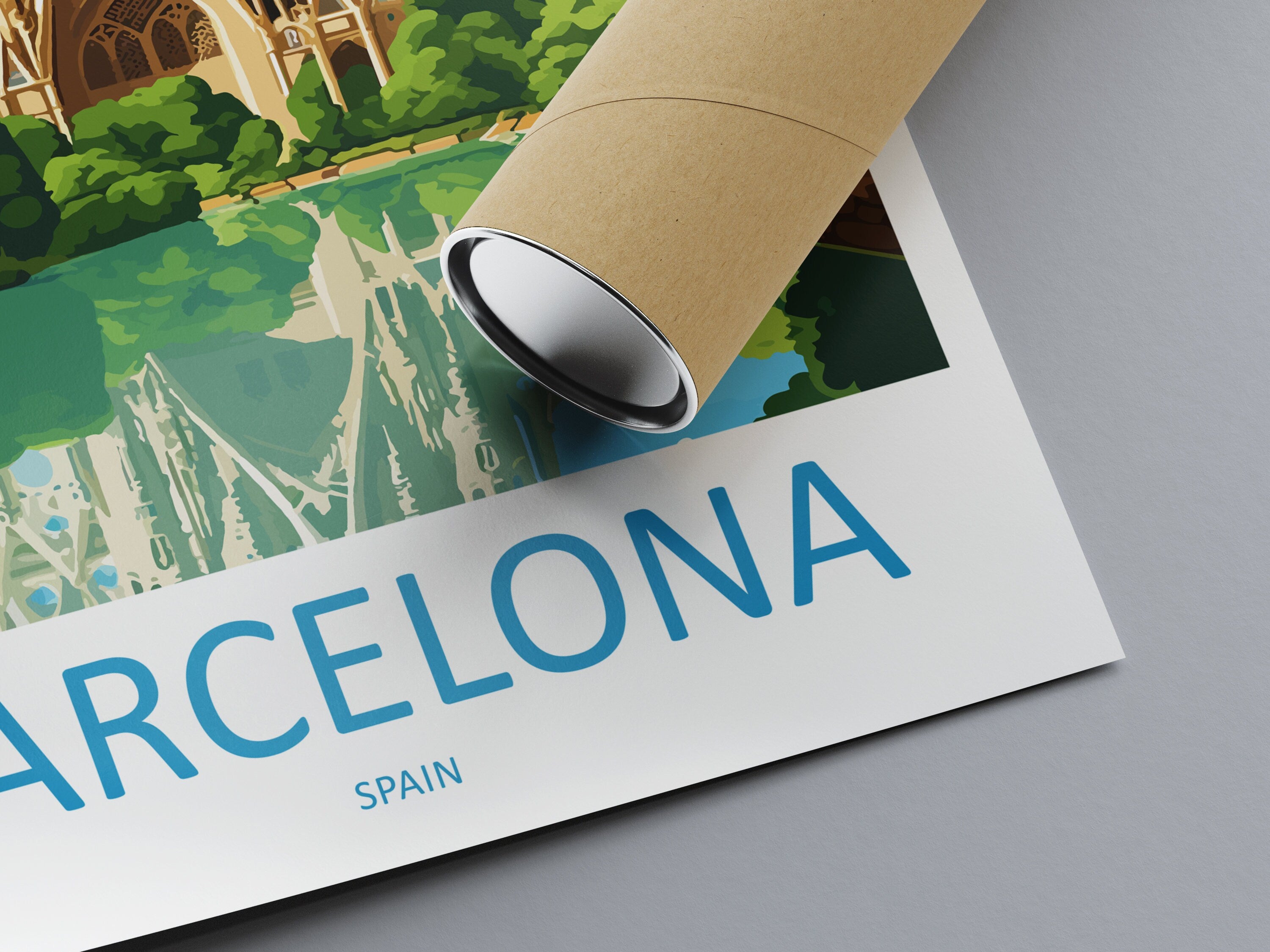 Barcelona Travel Print