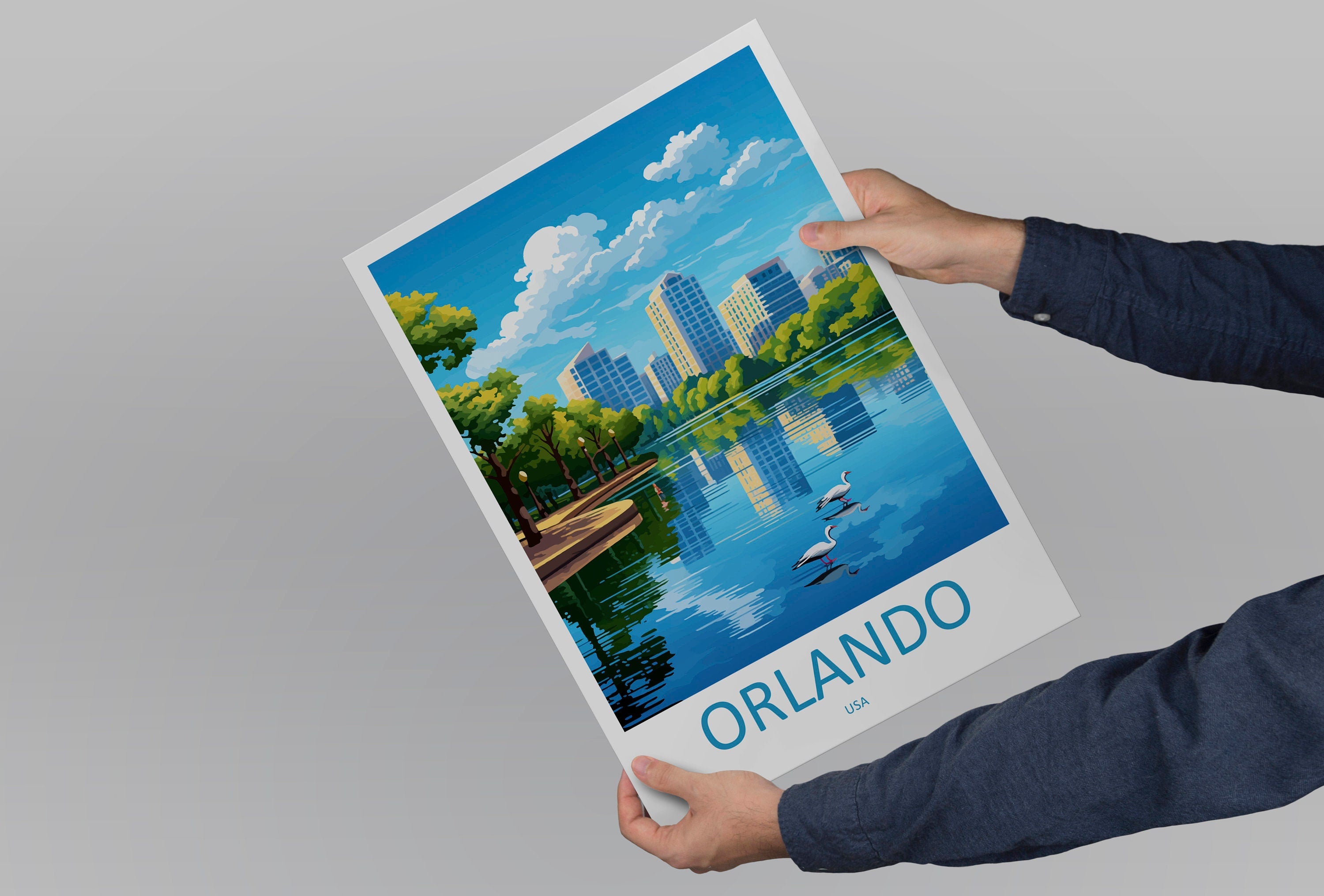 Orlando Travel Print